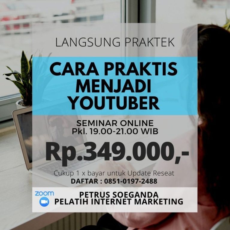 Cara Praktis Menjadi Youtuber
