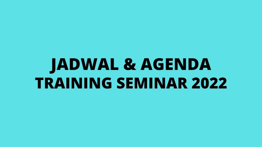 Jadwal Seminar Training 2022