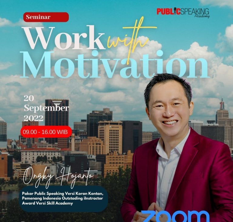 Seminar Motivasi Ongky Hojanto