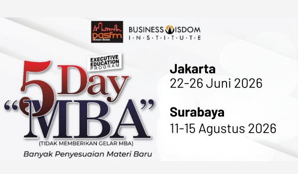 5 day MBA TANADI SANTOSO 2026